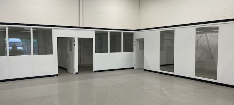 Double Skin Steel Partitioning